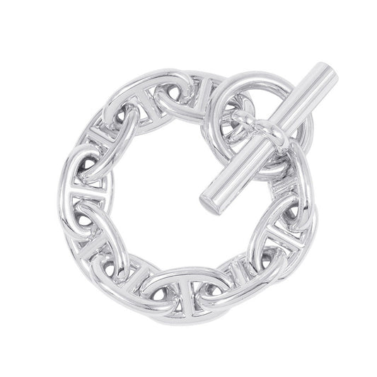 HERMES Chaine d'Ancre Bracelet 10 frames Size TGM SV925
