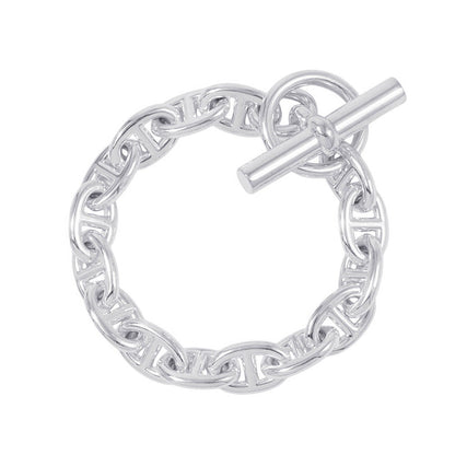 HERMES Chaine d'Ancre Bracelet 15 frames Size PM SV925