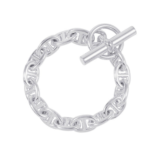 HERMES Chaine d'Ancre Bracelet 15 frames Size PM SV925