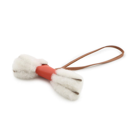 HERMES Buddy Bag Charm Capucines/Gold Mouton Lambskin