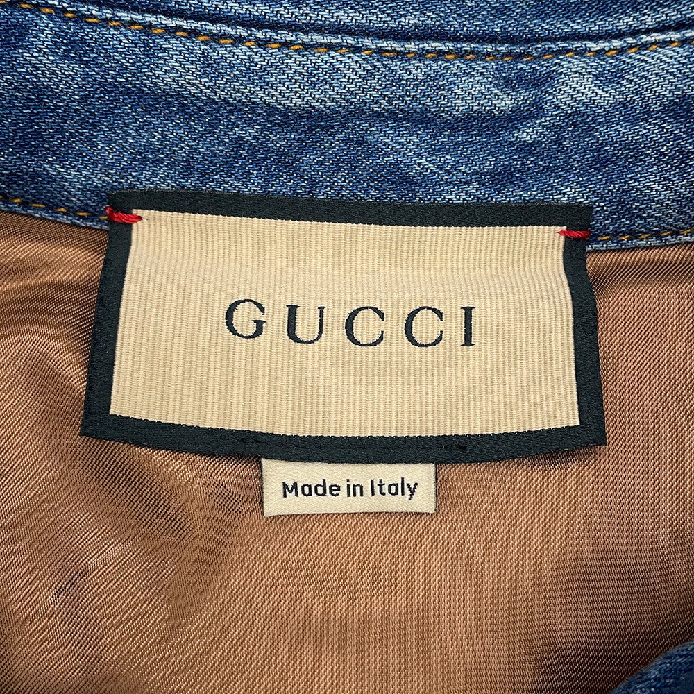 GUCCI DenimJacket Size 38 Blue772882 Cotton100%