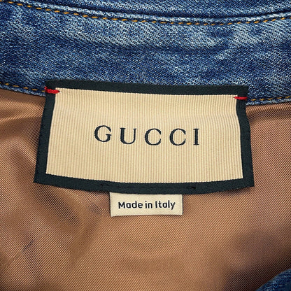 GUCCI DenimJacket Size 38 Blue772882 Cotton100%