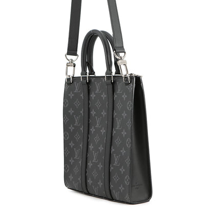 LOUIS VUITTON Sac Plat NoirM46456 Monogram Eclipse