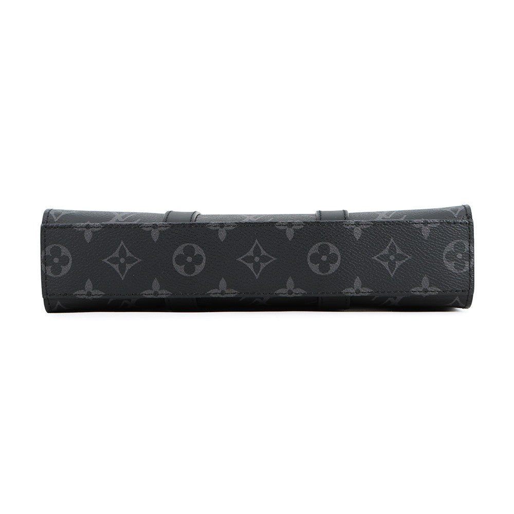LOUIS VUITTON Sac Plat NoirM46456 Monogram Eclipse
