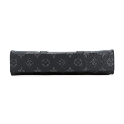 LOUIS VUITTON Sac Plat NoirM46456 Monogram Eclipse