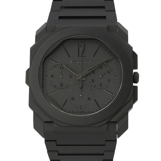 BVLGARI Octo Finissimo Chronograph GMT W43mm Ceramic Black Dial103278/BGO43CXTCHGMT