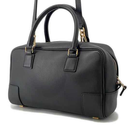 LOEWE Amazonas BlackA039N07X01 Napa Calf Leather Size 23