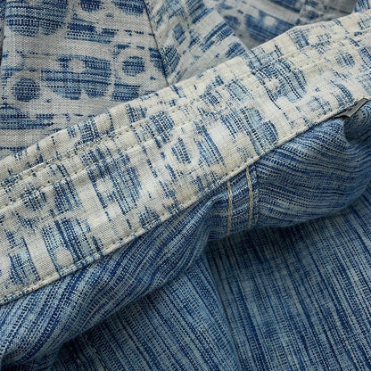Dior Oblique Kasuri Overshirt Size 38 Blue/White013D585BY989 Cotton100%