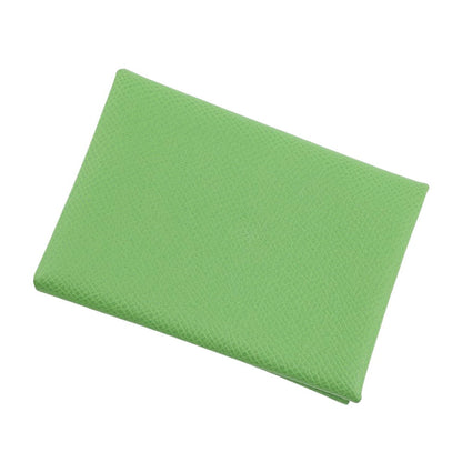 HERMES Calvi Duo Vert Yucca Epsom