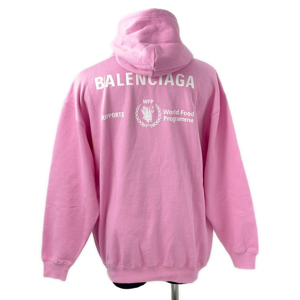 BALENCIAGA WFP logo hoodie Size XS Pink570792 Cotton100%