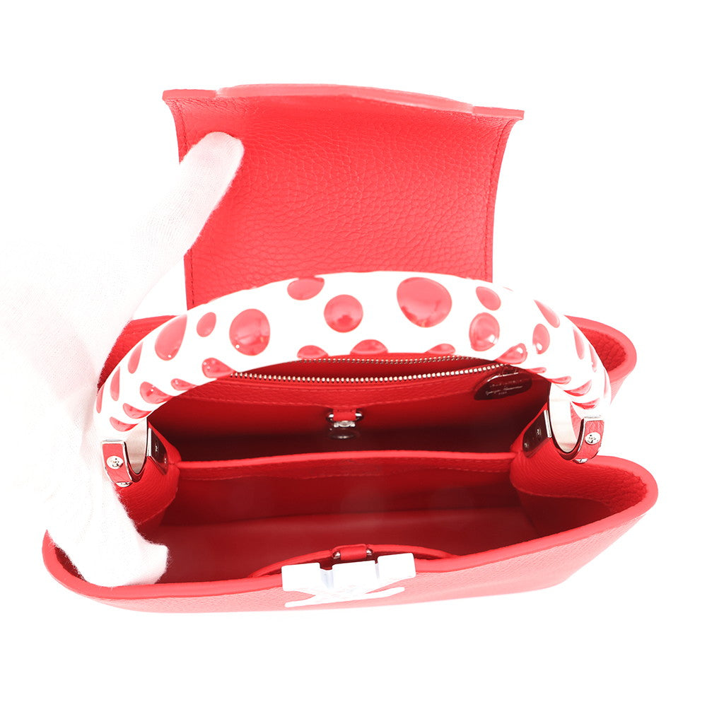 LOUIS VUITTON LVxYK Capucines Japan Limited Edition RougeM21635 Taurillon Leather Infinity Dot Size BB