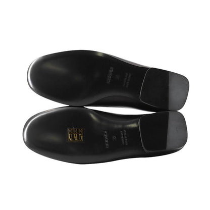 HERMES Ballet Shoes Liz Black Nappa Leather Size 35