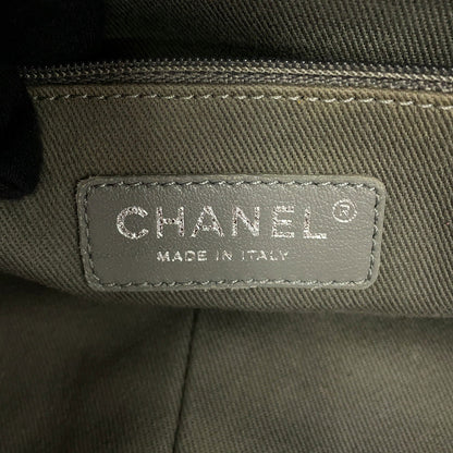 CHANEL Graffiti Bricolage 2-way Chain Tote Gray/MulticolorA92317 Canvas
