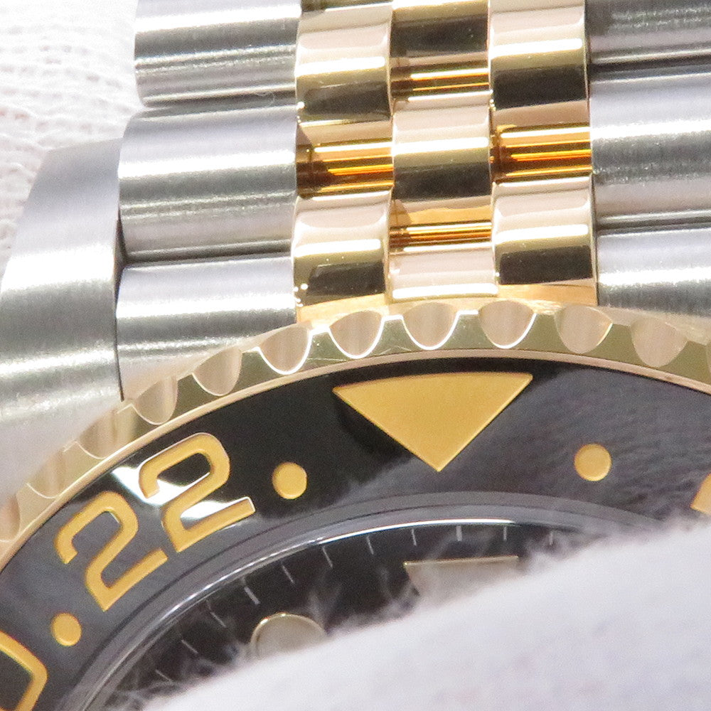ROLEX GMT MasterⅡ W40mm Stainless Steel K18YG Black Dial126713GRNR