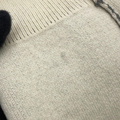 Dior J'Adior 8 Boxy Sweater Size 36 Gray924S55AM009 Cashmere97% Nylon2% Polyurethane1%