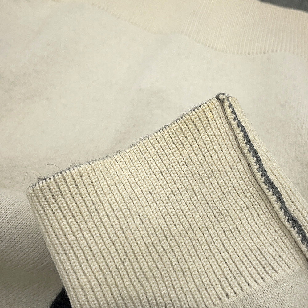 Dior J'Adior 8 Boxy Sweater Size 36 Gray924S55AM009 Cashmere97% Nylon2% Polyurethane1%