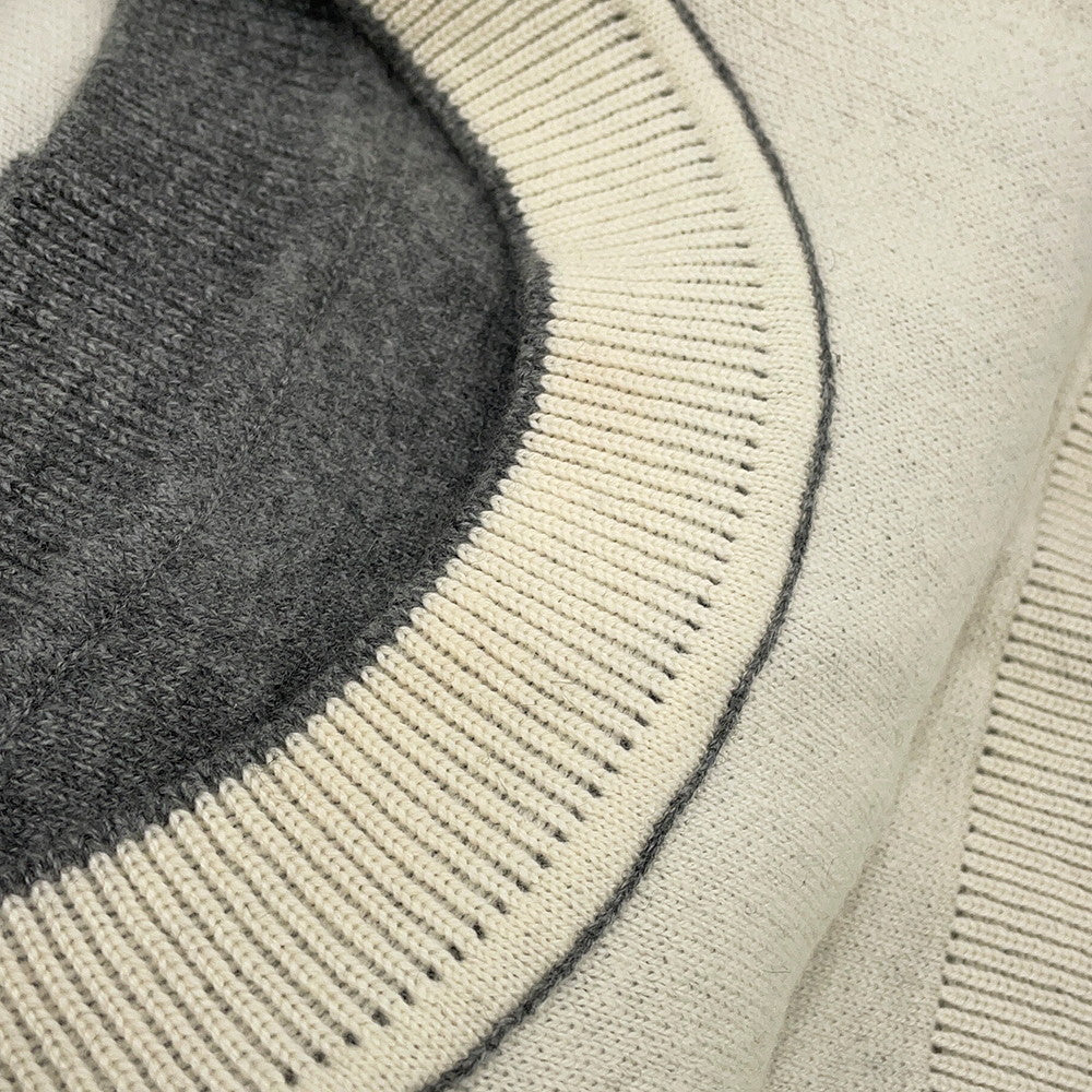 Dior J'Adior 8 Boxy Sweater Size 36 Gray924S55AM009 Cashmere97% Nylon2% Polyurethane1%