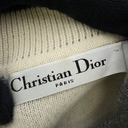 Dior J'Adior 8 Boxy Sweater Size 36 Gray924S55AM009 Cashmere97% Nylon2% Polyurethane1%