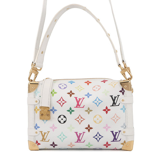 LOUIS VUITTON LV x TM Side Trunk WhiteM14046 Monogram・Multicolor Size MM
