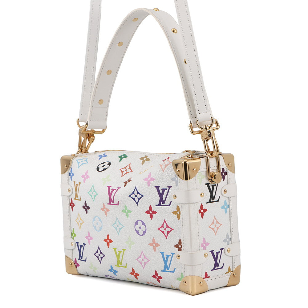 LOUIS VUITTON LV x TM Side Trunk WhiteM14046 Monogram・Multicolor Size MM