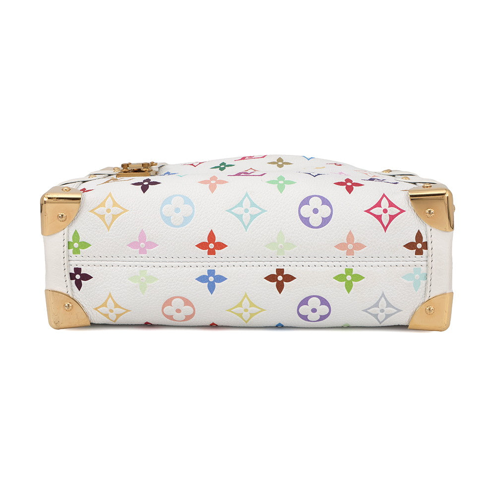 LOUIS VUITTON LV x TM Side Trunk WhiteM14046 Monogram・Multicolor Size MM