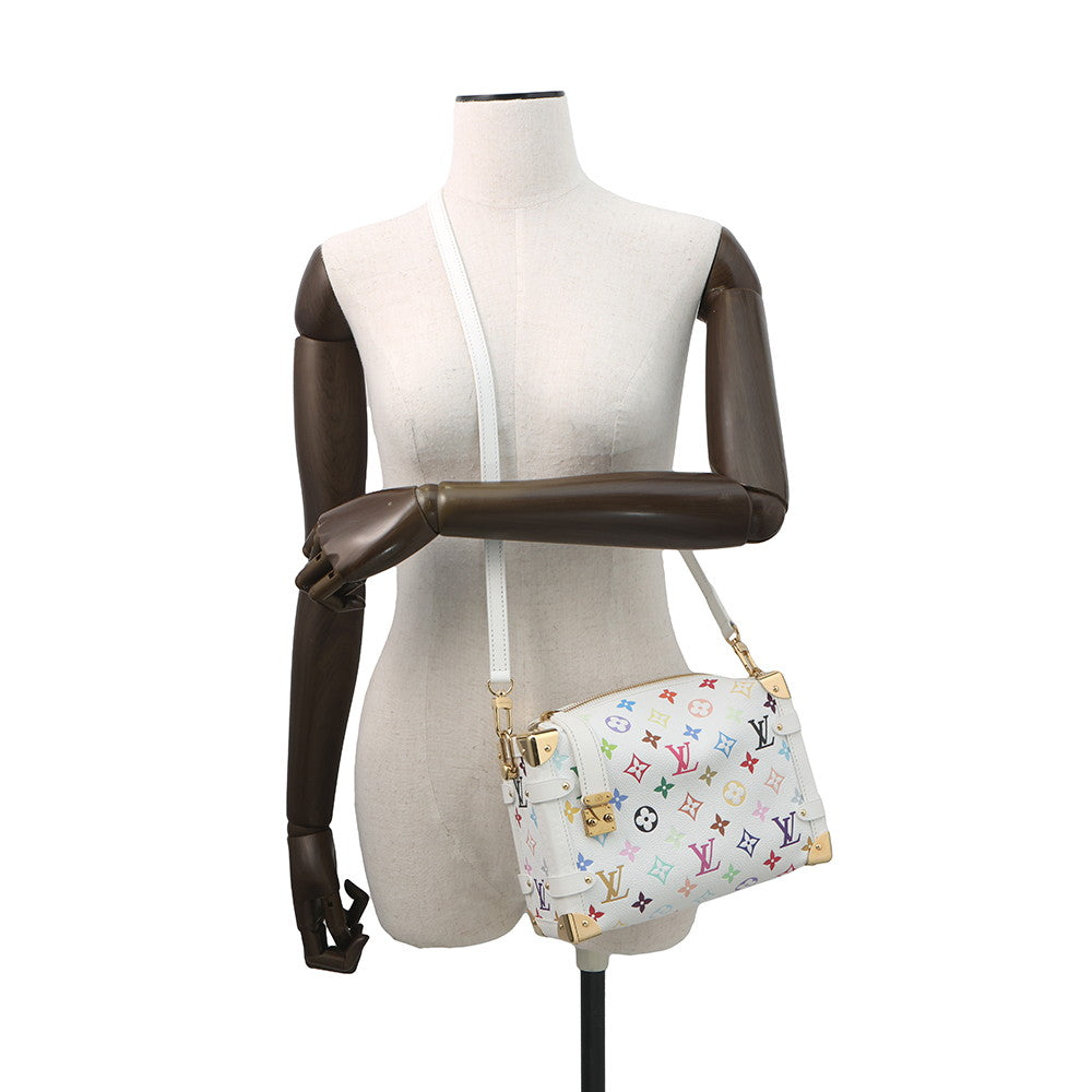 LOUIS VUITTON LV x TM Side Trunk WhiteM14046 Monogram・Multicolor Size MM