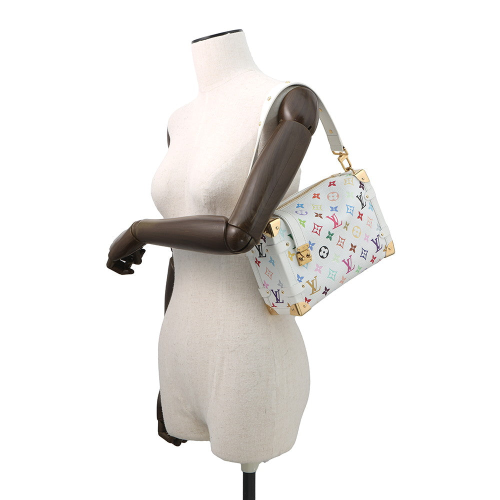 LOUIS VUITTON LV x TM Side Trunk WhiteM14046 Monogram・Multicolor Size MM