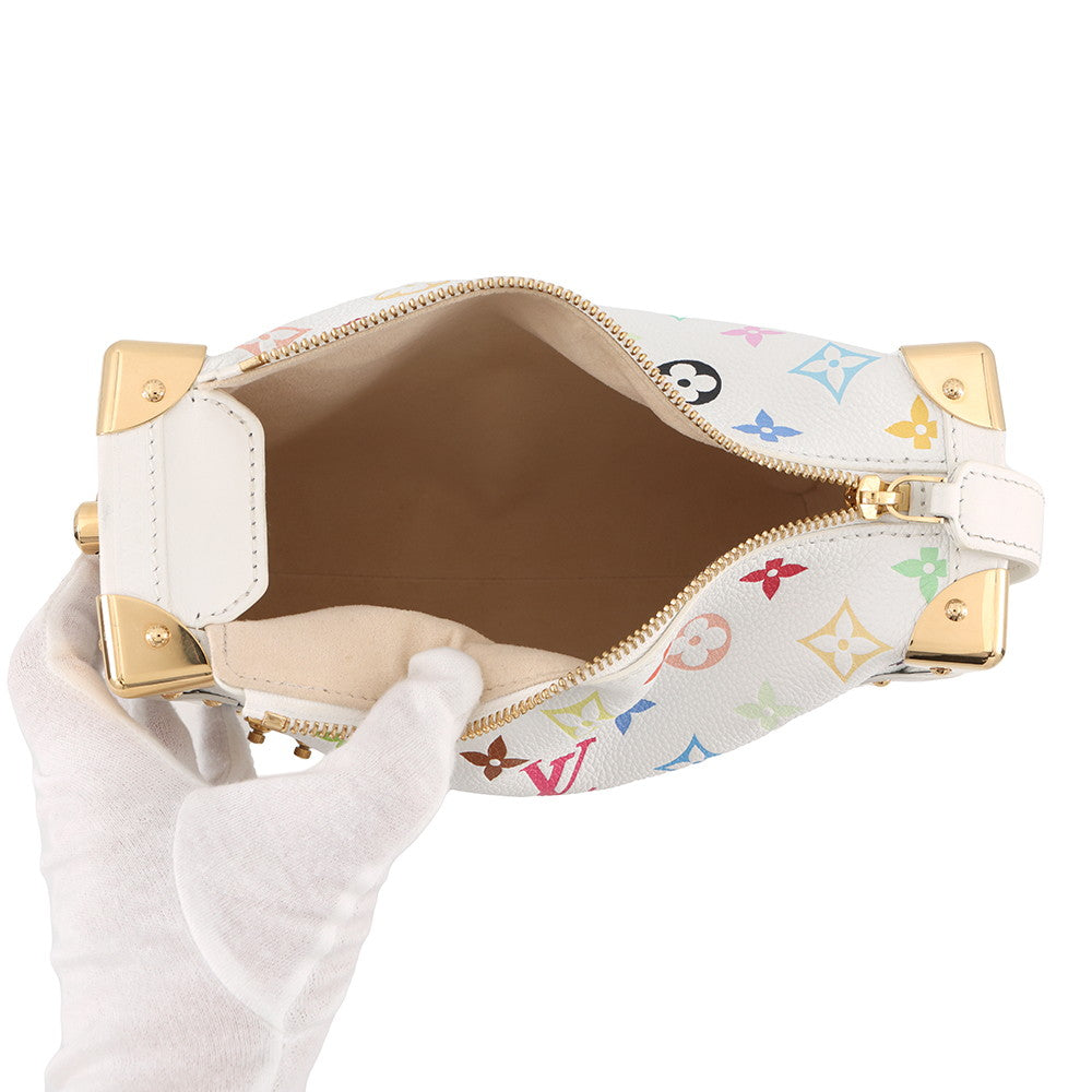 LOUIS VUITTON LV x TM Side Trunk WhiteM14046 Monogram・Multicolor Size MM
