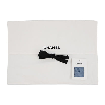 CHANEL CC Logo Washed Denim Pants Size 38 BlueP76791 Cotton100%