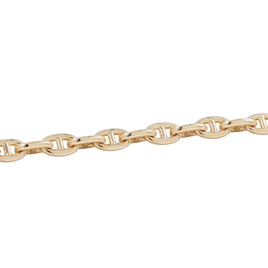 HERMES Chaine d'Ancre Bracelet 22 frames Size TPM 18K Yellow Gold