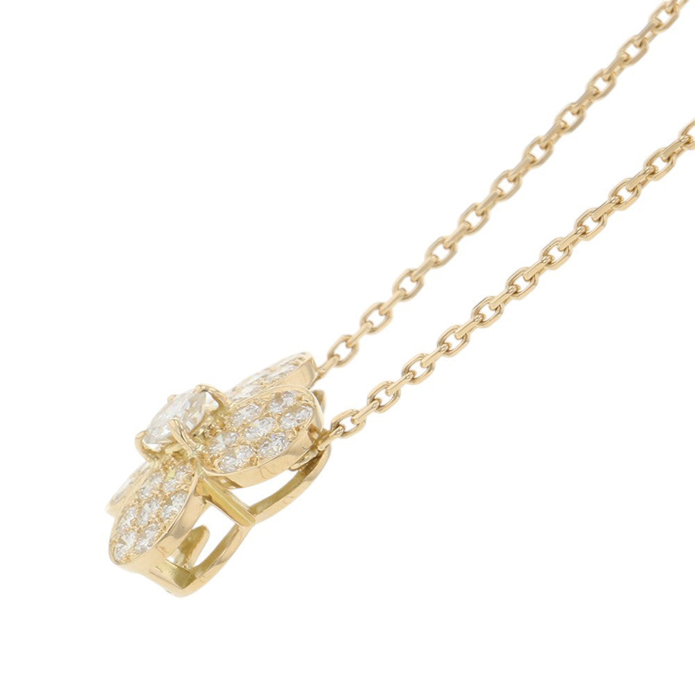 Van Cleef & Arpels Trefle Necklace Large ModelVCAR58000 18K Yellow Gold