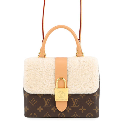 LOUIS VUITTON Locky BrownM46318 Monogram Mouton Size BB
