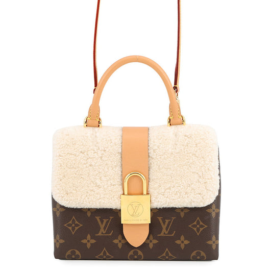 LOUIS VUITTON Locky BrownM46318 Monogram Mouton Size BB