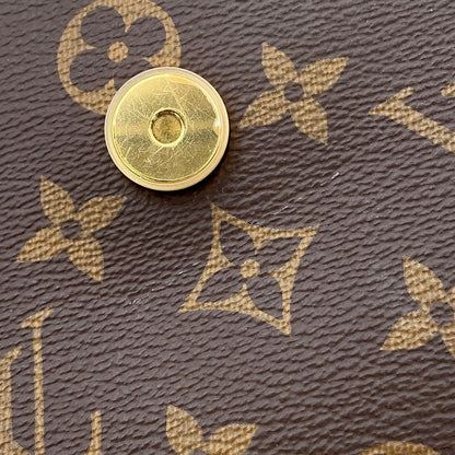 LOUIS VUITTON Locky BrownM46318 Monogram Mouton Size BB