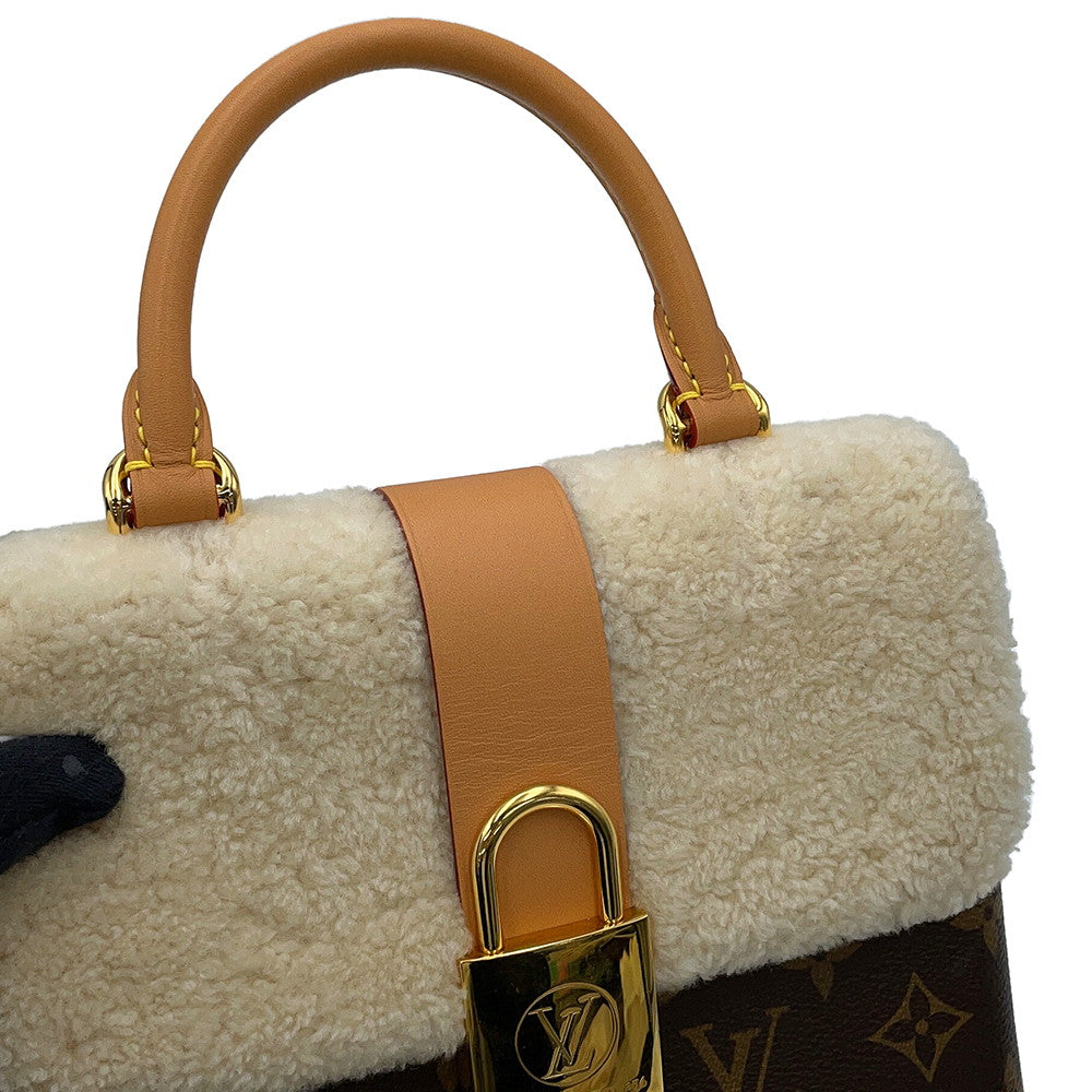 LOUIS VUITTON Locky BrownM46318 Monogram Mouton Size BB