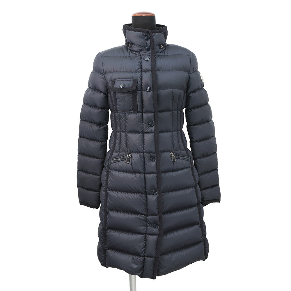 MONCLER HERMINE Hermine Down Coat Size 00 NavyE20934930005 Nylon100%