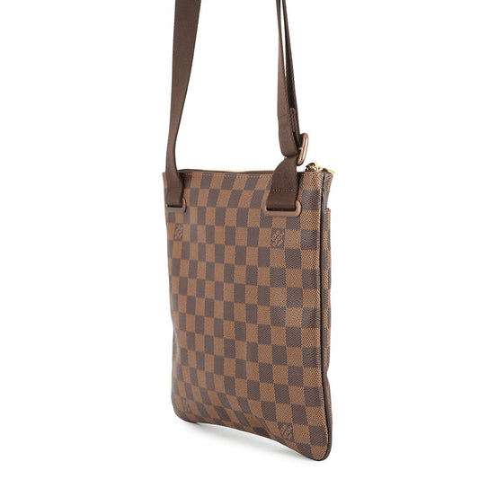 LOUIS VUITTON Pochette Essential V Brooklyn BrownN41100 Damier Ebene Canvas