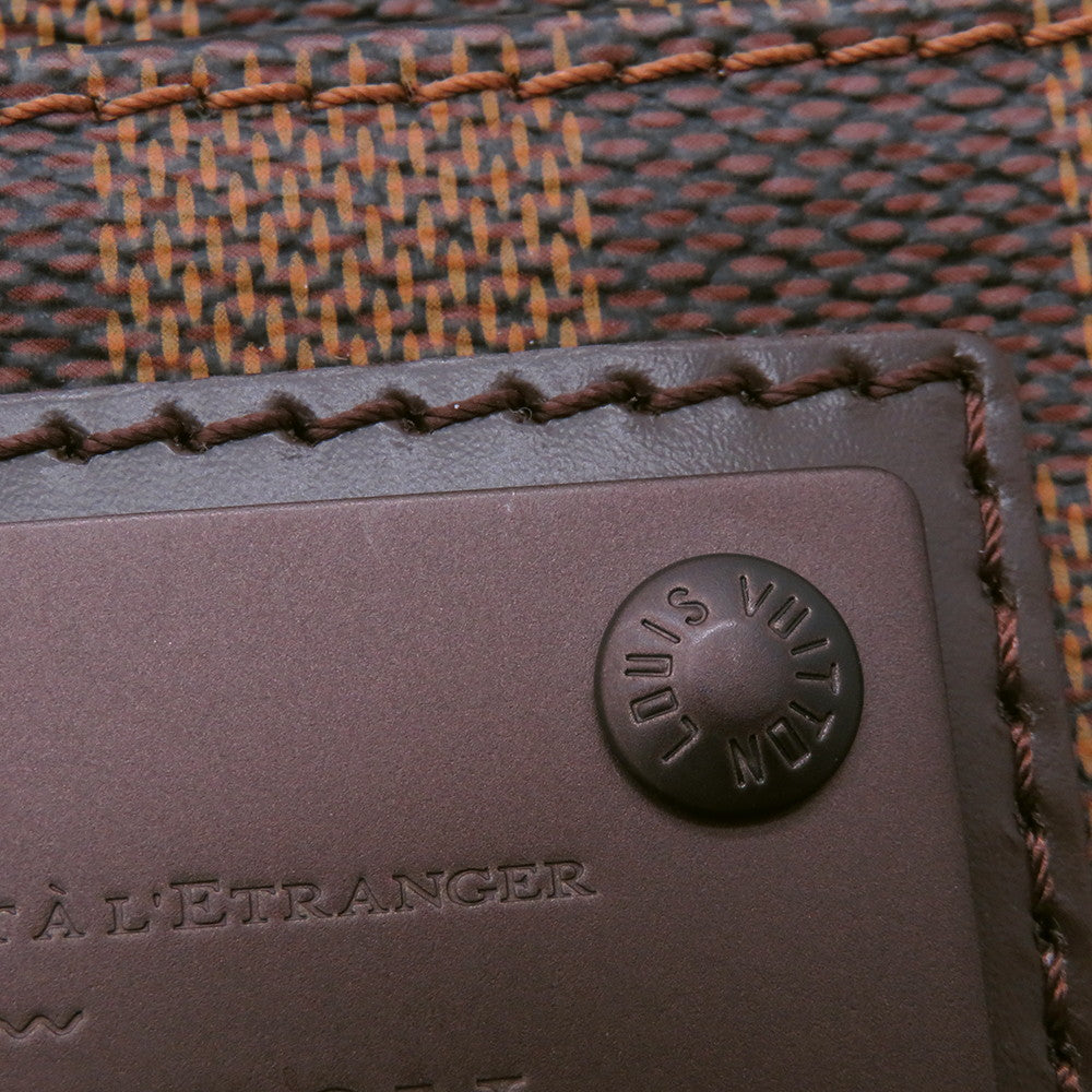 LOUIS VUITTON Pochette Essential V Brooklyn BrownN41100 Damier Ebene Canvas