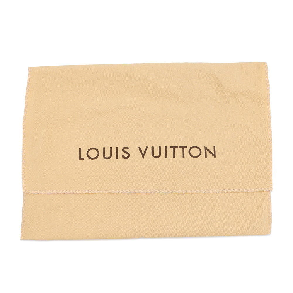 LOUIS VUITTON Pochette Essential V Brooklyn BrownN41100 Damier Ebene Canvas
