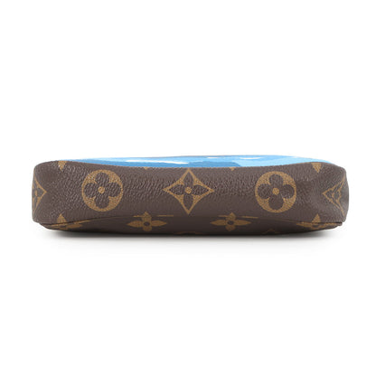 LOUIS VUITTON Mini Pochette Accessoires BlueM68489 Monogram Vivienne