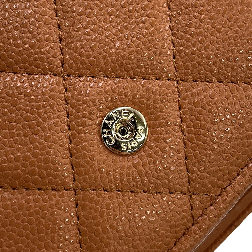 CHANEL Classic Small Flap Wallet Tri-fold Wallet CamelAP0230 Caviar Leather