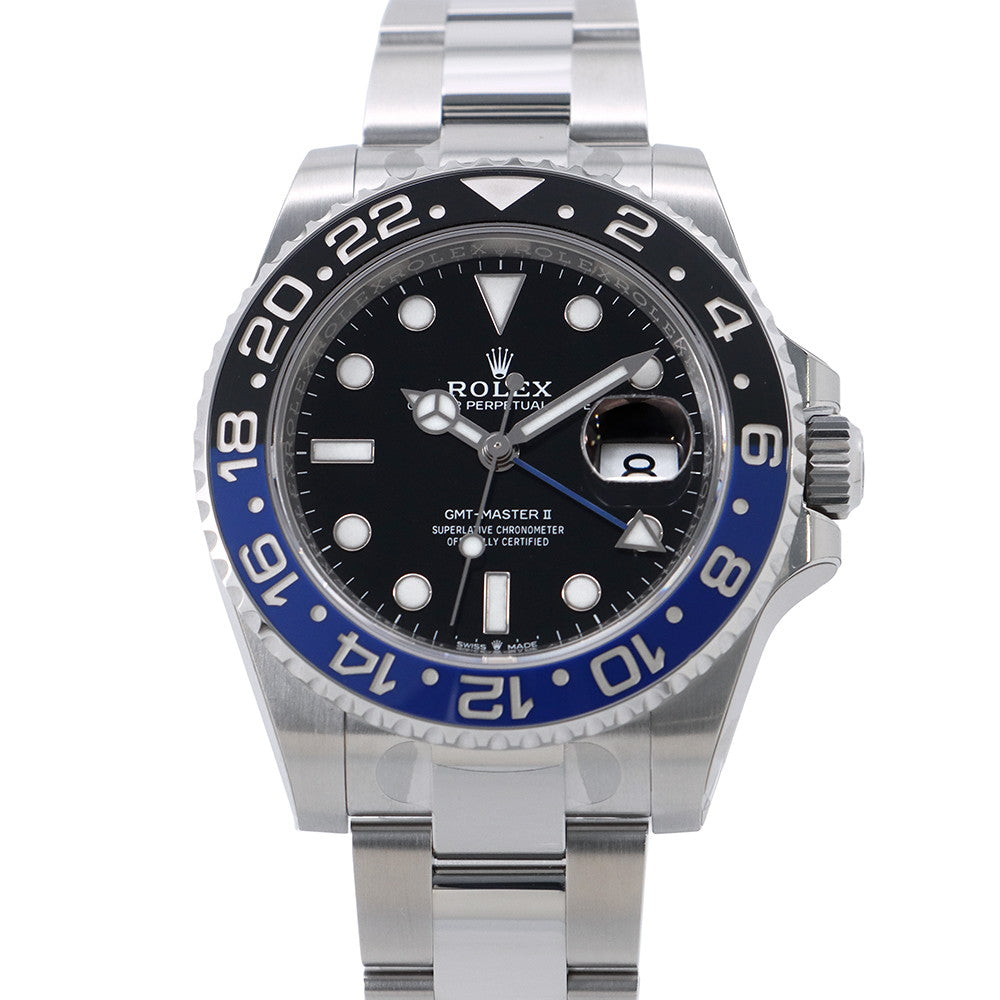 ROLEX GMT MasterⅡ W40mm Stainless Steel Black Dial126710BLNR