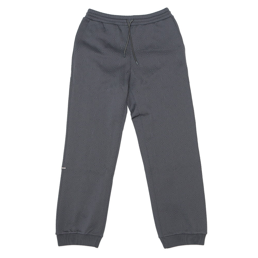 LOUIS VUITTON Virgil Abloh Monogram Jersey Track Pants Size XL GrayHHY44W Polyester66% Nylon18% Cotton16%