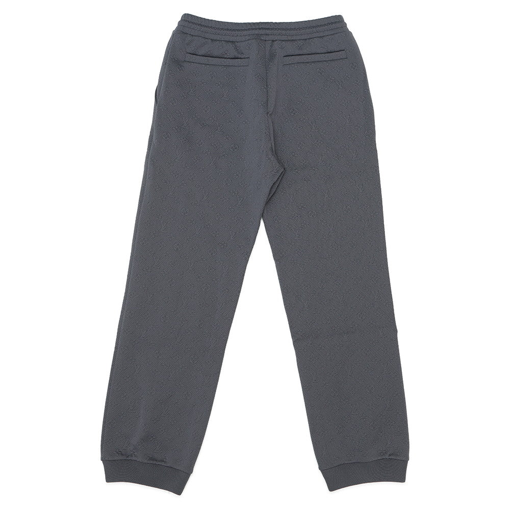 LOUIS VUITTON Virgil Abloh Monogram Jersey Track Pants Size XL GrayHHY44W Polyester66% Nylon18% Cotton16%