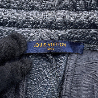 LOUIS VUITTON Virgil Abloh Monogram Jersey Track Pants Size XL GrayHHY44W Polyester66% Nylon18% Cotton16%