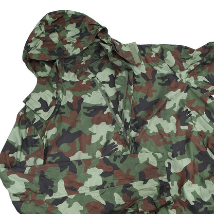 LOUIS VUITTON Camo Windbreaker Monogram Nylon Parka Size 56 GreenHJB08W Nylon100%