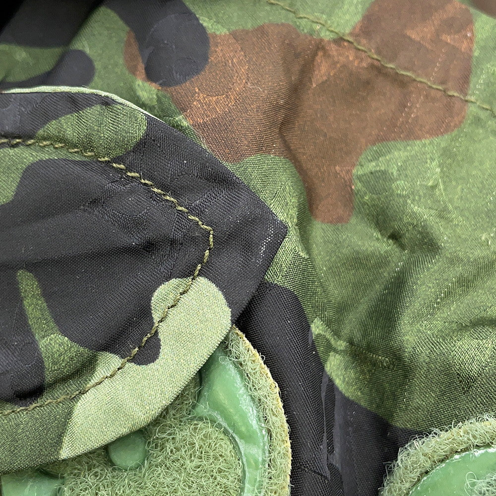 LOUIS VUITTON Camo Windbreaker Monogram Nylon Parka Size 56 GreenHJB08W Nylon100%