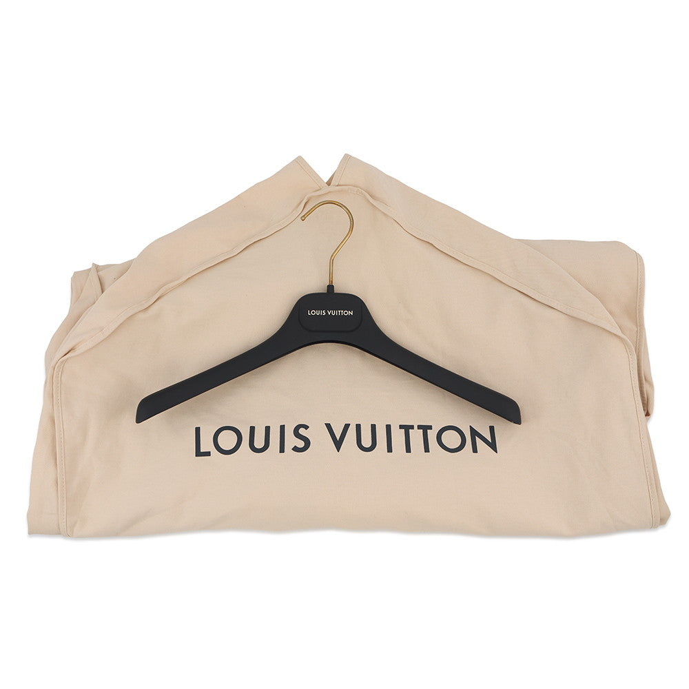 LOUIS VUITTON Camo Windbreaker Monogram Nylon Parka Size 56 GreenHJB08W Nylon100%