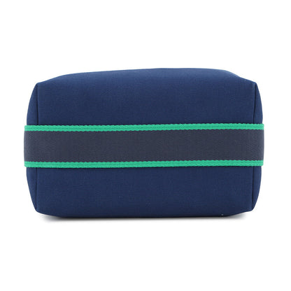 HERMES Brid a Black Navy/Green Canvas Size PM