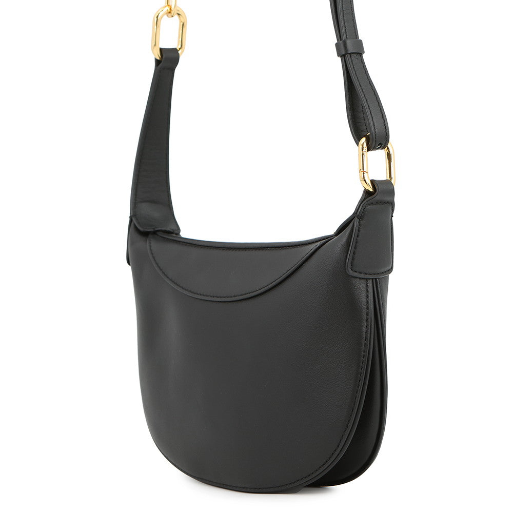 MCM AREN logo shoulder bag BlackMWHCATA02BK001 Leather